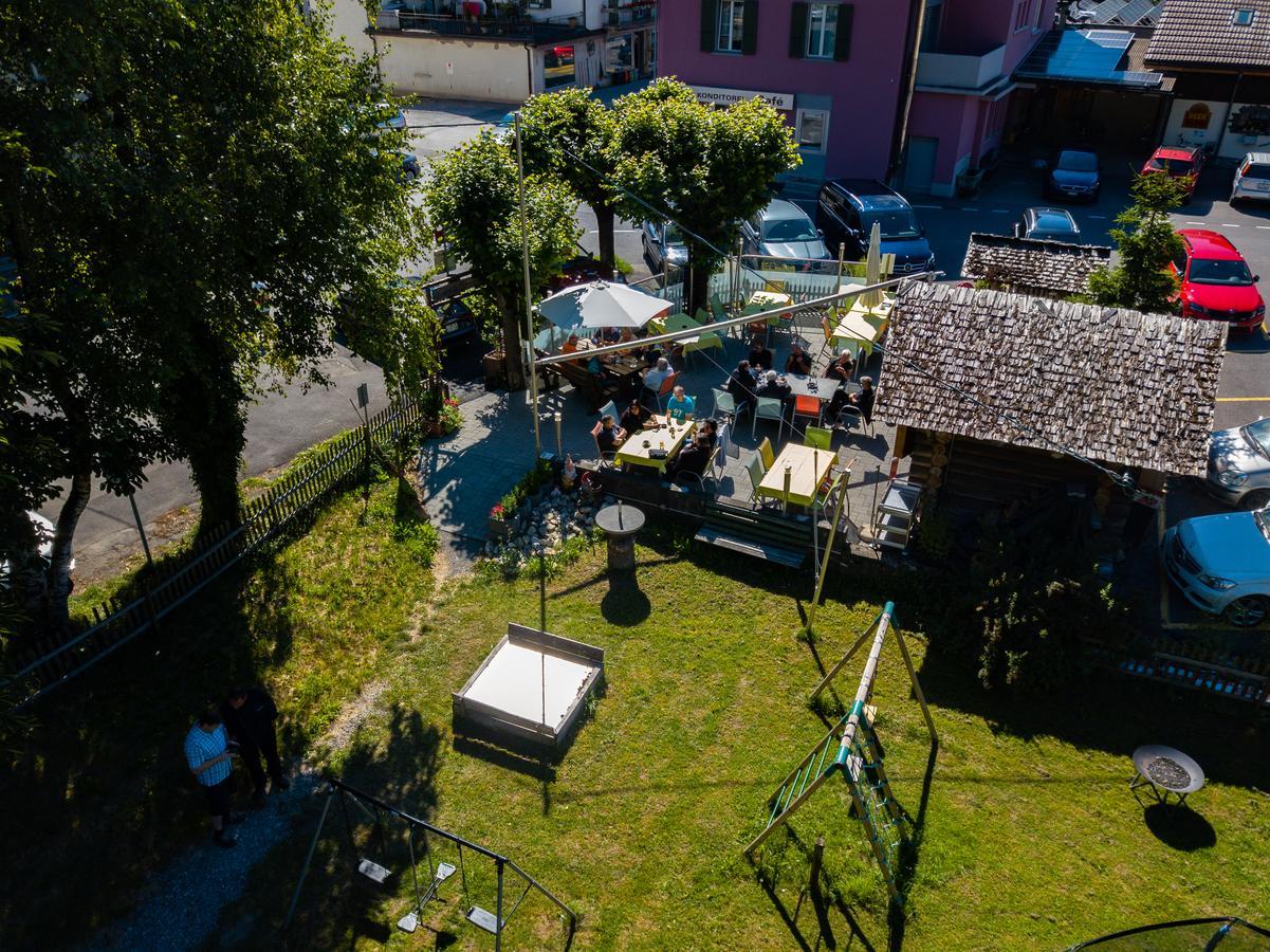 Hotel Restaurant Simplon フルティゲン エクステリア 写真